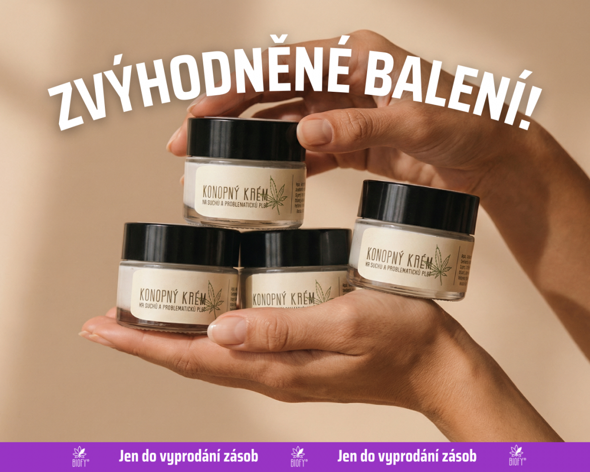 AKCE 3+1 | Konopný krém - 50ml