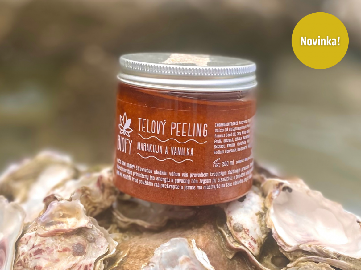Tělový peeling - Marakuja a vanilka, 200ml